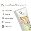 Fix Derma Shadow Tinted Sunscreen 30g | Shade - Light | SPF 50+ | 1% Hyaluronic Acid | UVA & UVB | PA+++. 