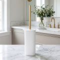 Corner Gap Brush Long-Handle Toilet Brush Hard-Bristled 360° Rotating Bathroom Brush Compact Stand No-Dead Spot Cleaning Toilet Cleaning Brush Bathroom Cleaning. 
