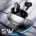 Kick Buds S Pro V 2.0 Truly Wireless in-Ear Earbuds with ANC (Upto 42dB) | 32H Playtime | Quick Charge (10 min= 250min) | 10mm Driver | BT v5.3. 