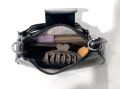 Ampersand Women’s Glossy PU Leather Saddle Bag with Dual Straps & Zipper Closure – Style 7702 bag for women. 