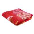 Red/Pink Rose Design Winter Fur Blanket 200*230cm. 