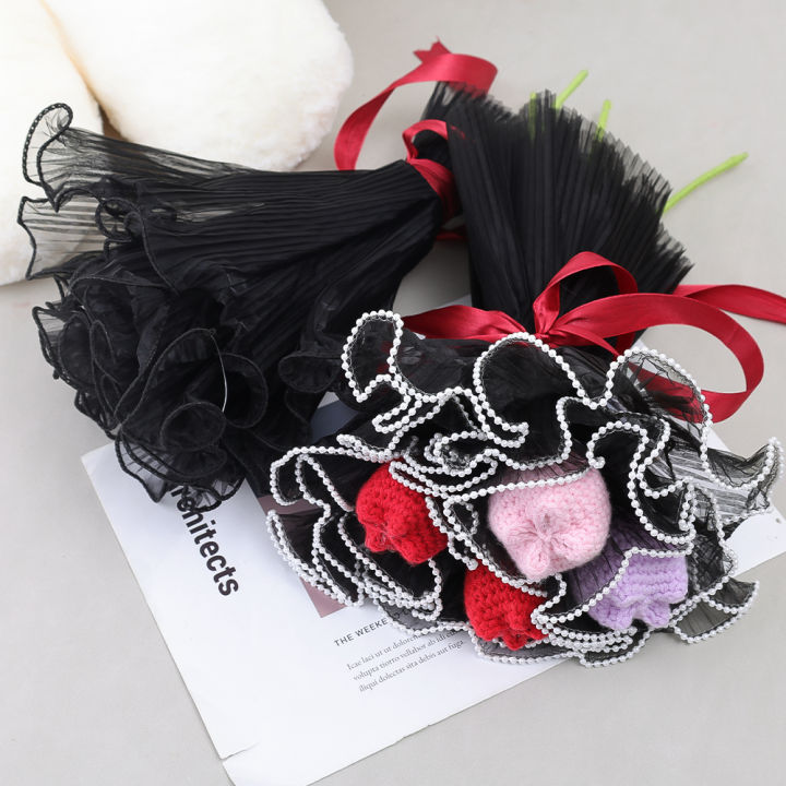 Flower%20Wrapping%20Paper%20Pearl%20Wave%20Yarn%20Flower%20Packaging%20Lace%20Mesh%20Florist%20Handmade%20Bouquet%20Gift%20Packaging%20Supply%20Decor%20-%20Image%203