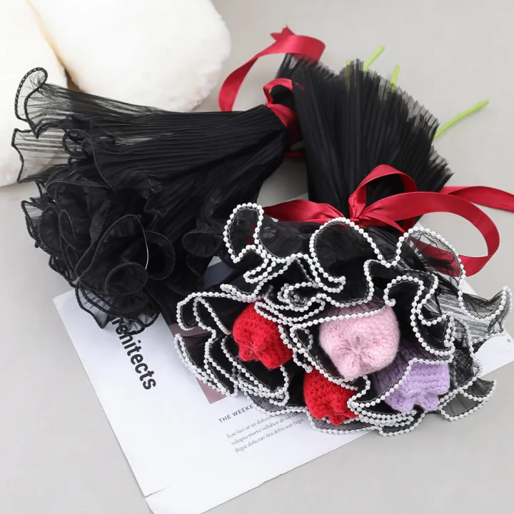 Flower%20Wrapping%20Paper%20Pearl%20Wave%20Yarn%20Flower%20Packaging%20Lace%20Mesh%20Florist%20Handmade%20Bouquet%20Gift%20Packaging%20Supply%20Decor%20-%20Image%203