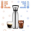 1000 Ml Stainless Steel Insulated Water Bottle 1 Liter | Thermos Flask 1 Liter | Hot Or Cold Steel Water Bottle 1 Liter | Food Grade Or BPA Free Insulated Water Bottle For Kids, Thermos. 