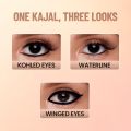 SWISS BEAUTY You & Eye Power Black Pencil Kajal | Waterproof & Smudge-Proof | 24 Hour Stay | Matte Finish Black Kajal | 0.30gm. 