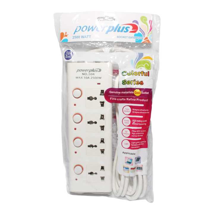 Power Plus Plug In Powerplus Multiplug 4pin | Daraz.com.np