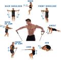 Double Toning Resistance Tube Band Heavy Quality Pull Rope Elastic Exercise Band for Stretching, Full Body Workout. 