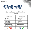 Daewoo 1/2" Automatic Water Level Controller | Water Tank Level Control | High-Rise Tank Water Controller | Swimming Pool Water Level Control | Water Tower Auto Supply | Auto Water Shut-Off Valve | Water Level Switch | Durable Material | Safe to Use |. 