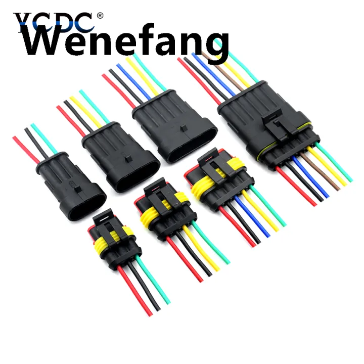 Wenefang%201set%20AMP%201/2/3/4/5/6%20Pin%20Way%20harness%20Auto%20Male%20Female%20Car%20Plug%20Connector%20%E3%80%902025%20Version%E3%80%91%20for%20Car%20Motorcycle%20Waterproof%20electric%20wire%20connector%20-%20Image%202