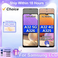 New specials AMOLED For Samsung Galaxy A32 4G Display LCD A325 A325F Touch Screen Digitizer For A32 5G LCD A326 A326B A326U Replace Parts. 