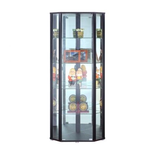 Gratia Glass Show Cabinet 52Cm Bk