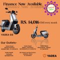 Yadea G5,Electrical Scooter Black (Graphene Battery 72V 20Ah). 