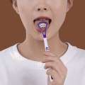 Plastic Scraper Tongue Cleaner Brush Oral Care To Keep Fresh Breath. 