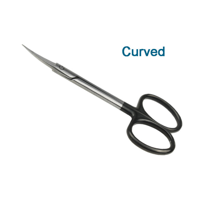 NEW%20%E3%80%90Innovative%20design%E3%80%9110cm%20Two%20Types%20Stainless%20Steel%20Cut%20Tissue%20Scissors%20Curved%20Straight%20Surgical%20Scissors%20Black%20Handle%20Autoclavable%20-%20Image%203