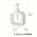 New New Transparent Dispensing Bottle, Bathroom Hand Sanitizer Dispensing Bottle, Plastic Press Bottle, Visual Lotion Dispensing Empty Bottle. 
