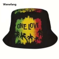 Wenefang Summer Sunscreen Bucket Hat Unisex Beach Panama Cap Fashion Hot Selling Print Hip Hop Gorras Fishing Fisherman Hat Wear Double Side. 