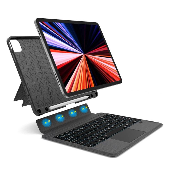 COTECi iPad Keyboard Case for Inch iPad 9th 8th 7th Gen