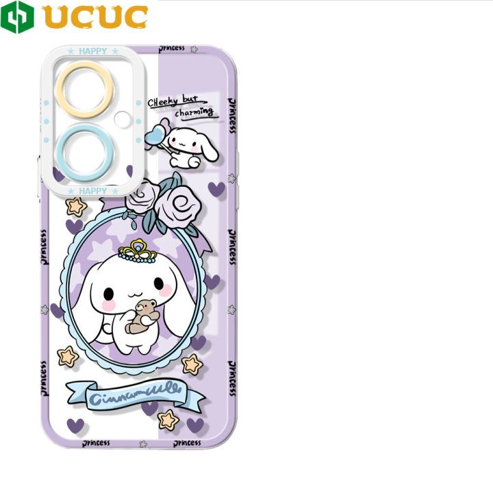 UCUC for Vivo Y27 Back Cover Cute Kuromi Transparent TPU Ultra Thin Soft Phone Cases