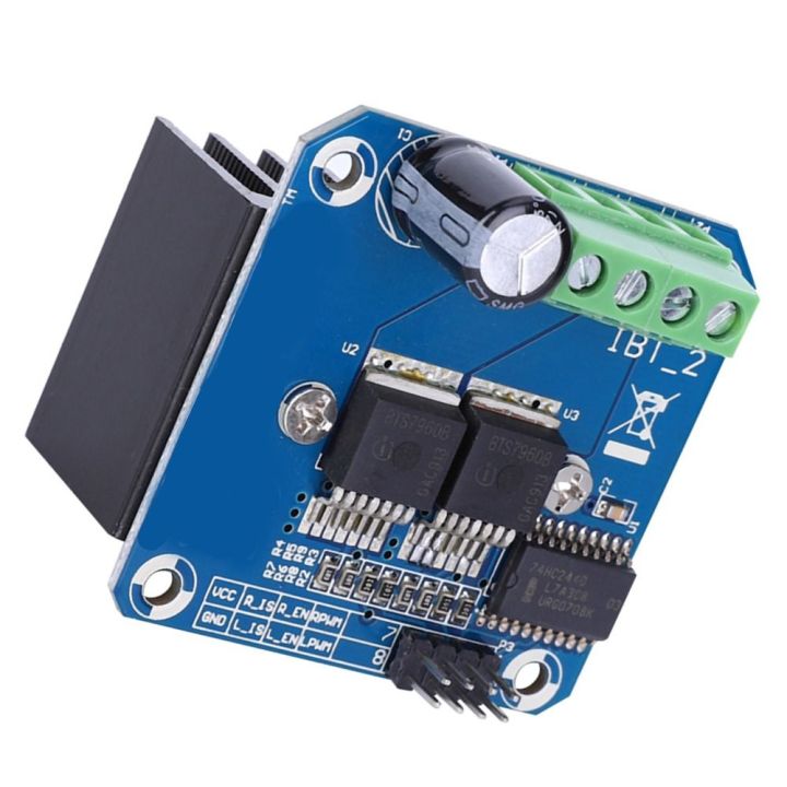 4x BTS7960 Motortreibermodul 43A – 5,5-27V, Mit Strombegrenzung & 5V Isolierung, Für Arduino & Robotik-Projekte