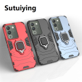 Sutuiying Original Huangdian Fashion Vivo V30 Lite 5G केस Vivo V30 Lite 5G कभर शकप्रूफ आर्मर PC सिलिकन स्ट्यान्ड होल्डर फोन ब्याक कभर Vivo V30 Lite 5G को लागि. 