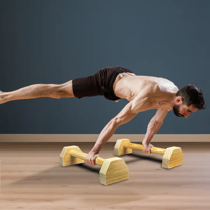 Calisthenics%20Parallettes%20Pine%20Wood%20-%20Image%202