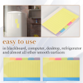 NAMUNY Sticky Notes Divider Sticky Notes Tabs ,Tabbed Self-Stick Lined Bright Colors Notepad, 4X6Inch,2 Pcs 120 Index Notes. 