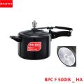Baltra 5 liters Pressure Cooker Hard Anodised With Induction Base BPC F 500Ib (Black ). 