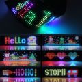 Smart Bluetooth LED Display Screens RGB LED Module Sign Matrix Pixel LED Panel Scrolling Signboard Advertising Light Car Decor. 