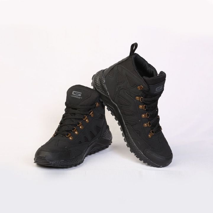 GOLDSTAR%20G401%20Black%20Trekking%20Lace%20-%20Up%20Boots%20With%20Rubber%20Sole%20Shoes%20For%20Men%20%7C%20Fashion%20Trekking%20Shoes%20For%20Men%20-%20Image%203