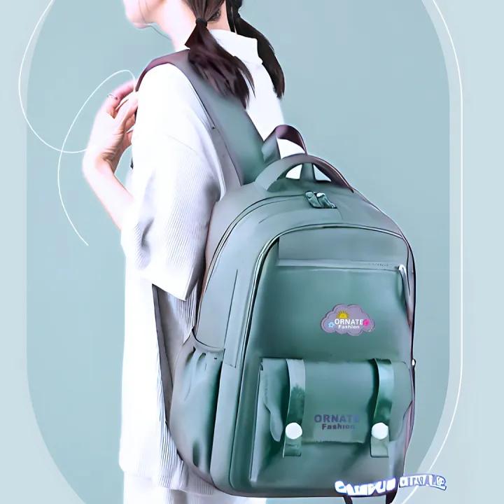 Bagzillas:%20Girls%20and%20Boys%20Multi%20Pockets%20Big%20Backpack%20Ultra%20Smooth%20Zips/Soft%20and%20LightWeight%20School%20Bags%20for%20Girls%20-%20Image%206