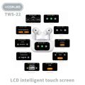 2024 Good Quality New Trend LED Touch Screen Tws Earbuds Anc+Double Mic Enc Headset Wireless Sport Earphones. 