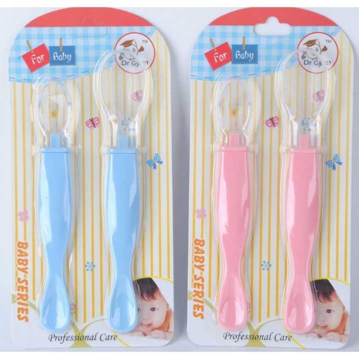 Soft Children Pacifier Feeding Silicone Spoon ( 2 Pcs)