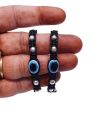Blue Evil Eye With German Silver Bracelet For Kids. 