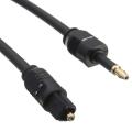 Sale New Useful SPDIF Audio Cable  3.5mm Digital Wire Optical 1M/3FT For Toslink to Mini Plug. 