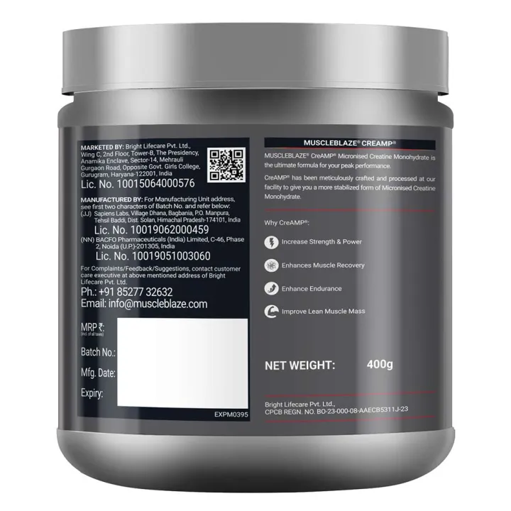 MuscleBlaze%20Creatine%20Monohydrate%20400g%20133%20Servings%20with%20CREAMP%20Micronized%20Powder%20for%20Muscle%20Building%20-%20Image%203
