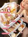 Accessories Point  Cosmetic Organizer Makeup Storage Box Lipstick Holder Stand More Tools. 