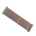 40 Pin Colorful Rainbow GPIO Female to Female Cable 20CM for Raspberry Pi. 