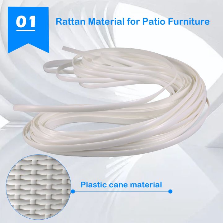 NAMUNY%20Wicker%20Repair%20Supplies%20Synthetic%20Rattan%20Material,%20Patio%20Furniture%20Repair%20Kit%20White%20-%20Image%204