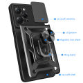 Vantime for Xiaomi Poco X5 Pro 5G Case Stand Slide Lens Cover Shockproof Hard Phone Back Casing. 