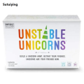 Sutuiying Unicorns game card Explode Board Game Original Imploding Original barking Streaking card Kitten Bears VS Babies card game. 