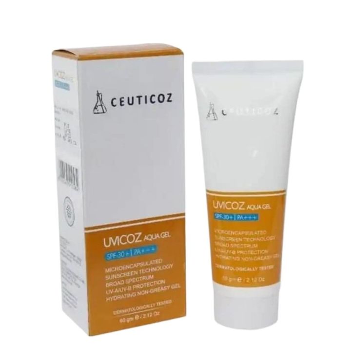 Ceuticoz Uvicoz Aqua Gel SPF 30+ PA+++, 60gm