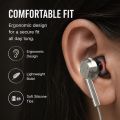 Elephu BassX 2020 earphones | 3.5mm jack | Boosted Bass| Volume Slider with Button and Silicon  MIC | Hi-Res Audio| Universal Compatible| silicon tip | 5U+ copper driver | 3 months Replacement | Stereo audio | Supports Gaming |. 