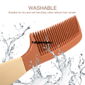 Difutagui Milk Tea Bear Hairdressing Fine Tooth Anti Static Combs Cute Round 【2025 2025 Version】 Mirror Small Bear Pattern Makeup Mirror Salon Beauty Tools. 
