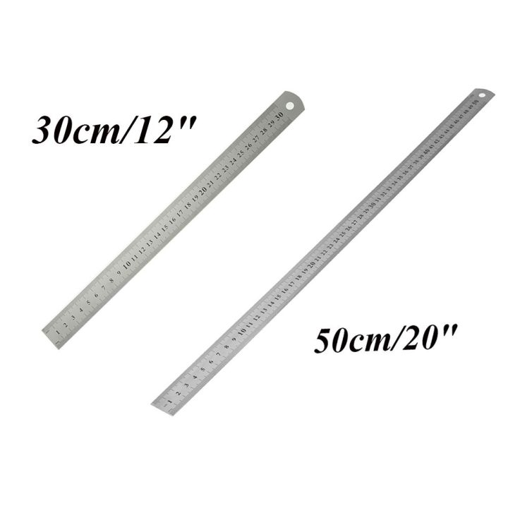 30/50mm High Quality Drawing Measuring Tool Metric Imperial Stainless ...
