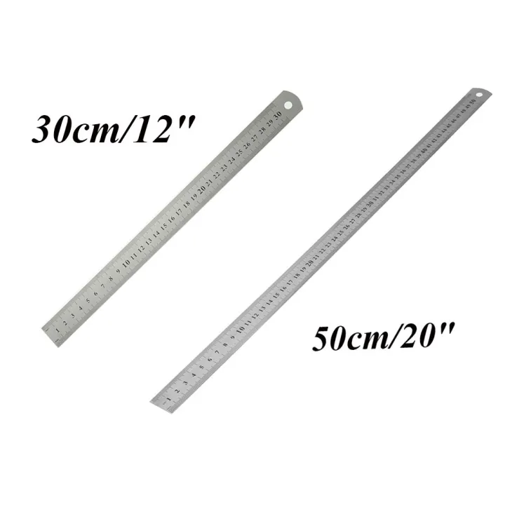 30/50mm High Quality Drawing Measuring Tool Metric Imperial Stainless ...