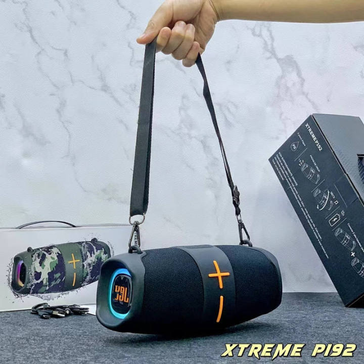 XTREME P192 Portable Outdoor Speakers Wireless Woofer Active Music Box Tws FM USB TF AUX Active Bass IPX6 Waterproof Speaker