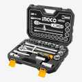 Ingco 25 Piece Socket Set Heavy Tool Box. 