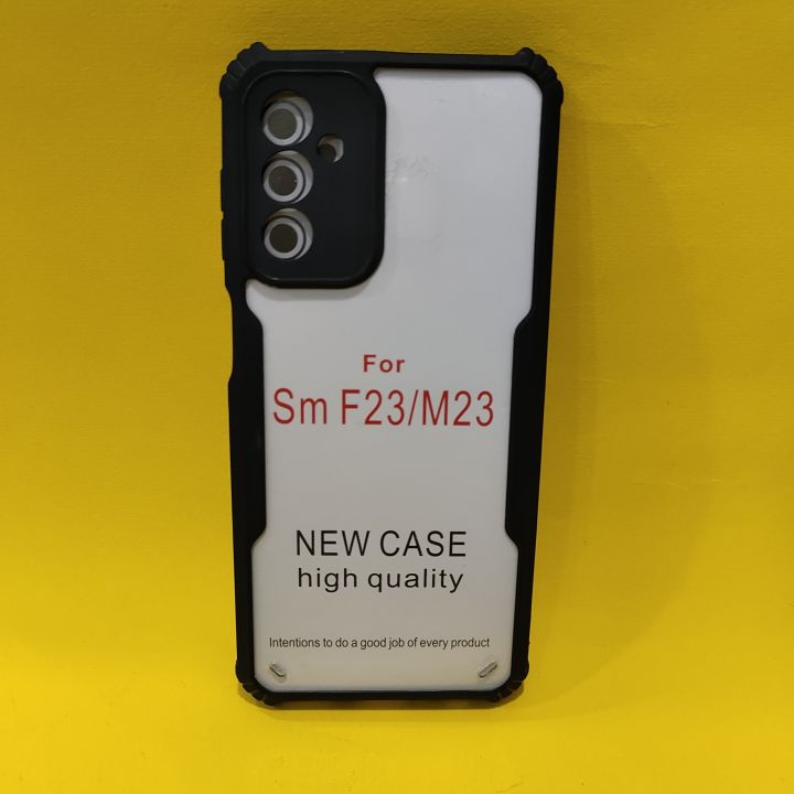 Samsung%20F13%20/M13%20/F23%20/M23%20Cover%20(%20All%20Same%20Size)%20%20Clear%20Transparent%20With%20Bumper%20%20Cover%20Case%20-Non%20Yellowing%20/%20Anti%20Yellow,%20Samsung%20M13%20/Samsung%20F23%20/Samsung%20M23%20-%20Image%204