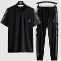 Men's Summer Sport T-shirt & Trouser Set. 