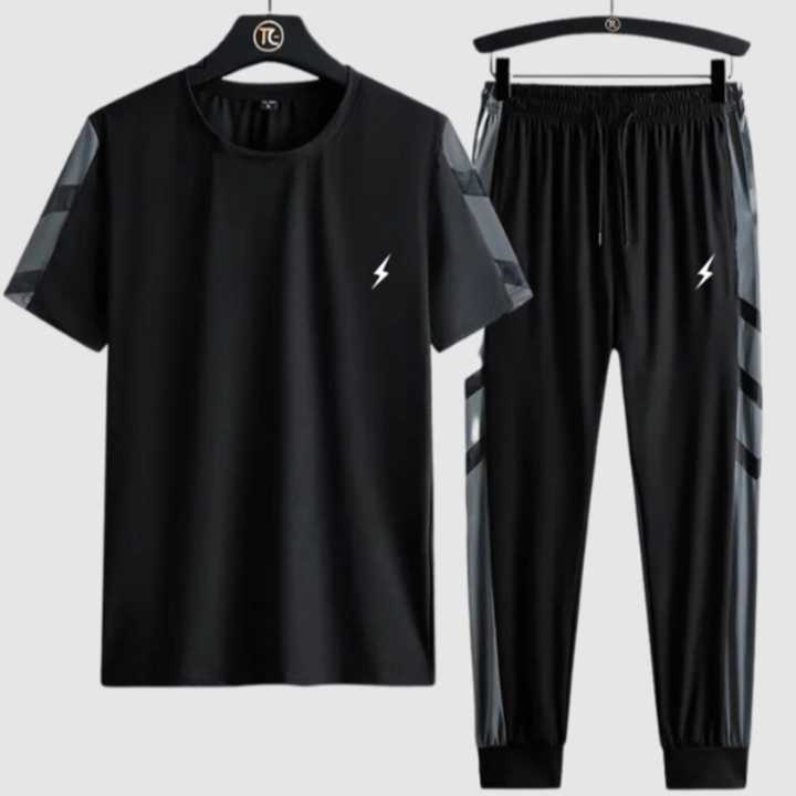 Men's Summer Sport T-shirt & Trouser Set